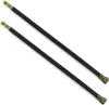 2x Flexschlauch DN8 IG 3/8"-M10x1 400mm Schwarz & Antikes Produktbild-Vorschau 2