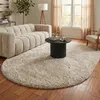 Volero - Shaggy Teppich Oval - Blaze Beige - 160x230 cm - Produktbild-Vorschau 1