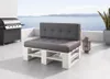 Lermowood Palettenmöbel Mp Bank 100 x 80 x 40 cm Weiß | Produktbild-Vorschau 2