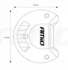 A technical drawing of a work light with dimensions indicated. Anteprima dell’immagine prodotto