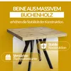 Quadratisch Esstisch Ausziehbar Rico, Moderner Produktbild-Vorschau 6