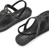 LASCANA Zehentrenner Sommerschuh, offener Schuh, schwarz Produktbild-Vorschau 4