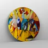 Wanduhr - Rund - Glasuhr - Abstraktion modern - 40x40cm - Produktbild-Vorschau 4