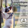 Supet Harnais pour chats avec laisse anti-fugue réglable S Voir les images du produit 4