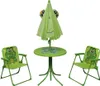 vidaXL 3-tlg. Garten-Bistro-Set für Kinder mit Sonnenschirm Produktbild-Vorschau 1