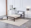 Łóżko metalowe 90 x 200 cm kolor czarny FURNITEX LM4-FX Podgląd zdjęcia produktu 4