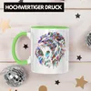 Trendation - Löwe Polygon Tasse Geschenk Löwen-Liebhaber Produktbild-Vorschau 3