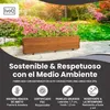 IvoQ Jardinera de madera – 120x40x32 cm – Madera maciza – Vista previa de la imagen del producto 3