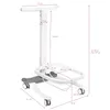 A technical drawing of a medical cart with dimensions indicated. Produktbild-Vorschau