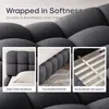 INONEFT Bubble Bett 160x200, łóżko tapicerowane z listew, Podgląd zdjęcia produktu 4