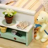 DIY Miniatur Puppenhaus Kit Realistische Mini 3D Holzhaus Produktbild-Vorschau 12