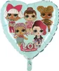 Globo de aluminio con forma de corazón, "LOL Surprise" Vista previa de la imagen del producto 1