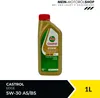 A bottle of Castrol Edge 5W-30 A5/B5 motor oil is presented on a white background, with text and branding visible. Produktbild-Vorschau