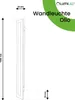 LUMILED LED Außenwandleuchte Schwarz 100cm 30W 4000K Produktbild-Vorschau 5