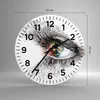 Wanduhr - Rund - Glasuhr - Auge Menschliches Illustration Produktbild-Vorschau 3