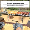 Holzkohlegrill, Campinggrill, Außengrill, Klappgrill, Produktbild-Vorschau 3