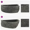 Wandbasin Grijs 45 x 35 x 15 cm Riviersteen Productafbeelding-voorbeeld 10