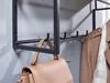 FineBuy Wandgarderobe Mango Massivholz 70cm Ablage - Produktbild-Vorschau 4