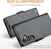 Lederhülle für Samsung Galaxy S24 FE Brieftasche Kartenfach Produktbild-Vorschau 3