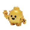 A shiny gold figurine of a character from the game Brawl Stars, with a smaller character attached to its side. Produktbild-Vorschau
