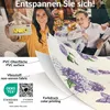 Tischdecke Fotoprint Flieder Blume Lila Oval 200x140cm mit Produktbild-Vorschau 9