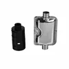 A black plastic component and a silver metal component are displayed against a white background. Produktbild-Vorschau