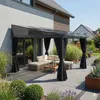 Pavillon Gartenpavillon 3x3,6m Karoom anthrazit aus Produktbild-Vorschau 4