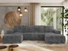 MKS MEBLE Sofa mit Schlaffunktion - Ecksofa mit Produktbild-Vorschau 2