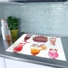 Spritzschutz Herdabdeckplatte Schneidebrett aus Glas Produktbild-Vorschau 2