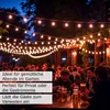 Illu-/Partylichterkette 40m - Außenlichterkette weiß -Made in Germany - 40 warmweiße LED Kugellampen Produktbild-Vorschau