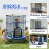 HOMCOM Kinder Trampolin Ø140 cm, Trampolin für Kinder 3-10 Produktbild-Vorschau 9