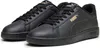 A pair of black Puma Smash 3.0 L sneakers with gold accents, displayed on a white background. Podgląd zdjęcia produktu