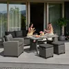 Gartenmöbel Set GENOVA Gartensitzgruppe aus Polyrattan - Produktbild-Vorschau 13