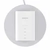 A white Smartmi fan heater is placed on a light gray circular base. Voir les images du produit