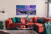 MuchoWow® Poster Nordlichter - Rosa - Island 120x60 cm - Produktbild-Vorschau 2