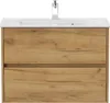 Badmöbel Taifun Slimline 80cm 2 grifflose SoftClose Auszüge Produktbild-Vorschau 6