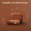 Accezz Echtes Leder Case AirPods Pro 3 - Cognac Produktbild-Vorschau 7
