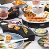 Teppanyaki Circle Dinner4ALL 4 plaques de gril de table Voir les images du produit 6