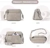 MUIIKOLA Dámska taška cez rameno kožená stredná crossbody Náhľad obrázku produktu 2