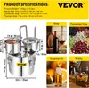 Destilátor, nerezová ocel, uživatelsky přívětivý design, 12 Náhled obrázku produktu 2