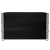vidaXL Pflanzkasten Schwarz 100x100 cm Massivholz Kiefer Produktbild-Vorschau 4