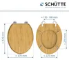 SCHÜTTE Bambus WC-Sitz NATURAL BAMBOO Produktbild-Vorschau 7