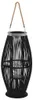 vidaXL Závesný svietnik Bamboo Black 60 cm Náhľad obrázku produktu 6