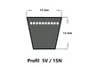 Ummantelter Keilriemen 5V2120 1,05kg SWR Produktbild-Vorschau 2