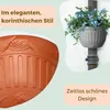 2er Set Blumentopf für Regenrohr Wandtopf Fallrohr Produktbild-Vorschau 5