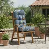 Coussin pour fauteuil à bascule d'extérieur avec sangles, Voir les images du produit 1