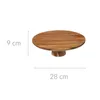 Dřevěný podnos na dort, akáciový, Ø 28 cm Náhled obrázku produktu 2