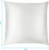 Aspero Seiden Kissenbezug 80x80 cm Produktbild-Vorschau 2