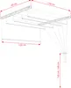 Suszarka sufitowa 5x120 cm na pranie biała regulowana Podgląd zdjęcia produktu 9