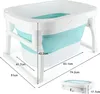Baby Badewanne faltbare Babybadewanne mit Hocker Produktbild-Vorschau 7